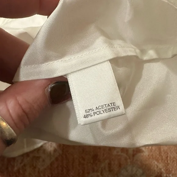 ST. JOHN designer tuxedo blouse size 12 gold buttons luxury spring 2011 - Picture 5 of 7